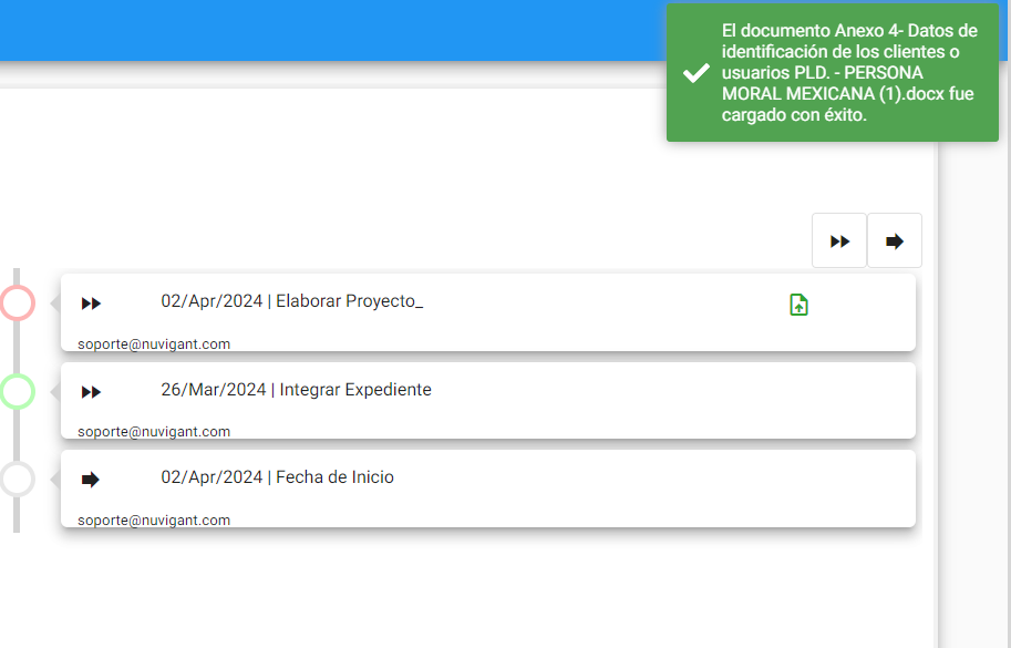 ¿Cómo puedes cargar los documentos de forma rápida? (3)