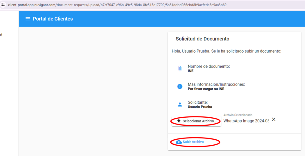 Solicitar a Documentos al cliente (5)