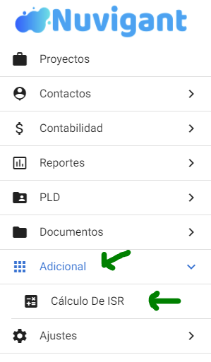 ¿Cómo ingreso al cálculo de ISR?