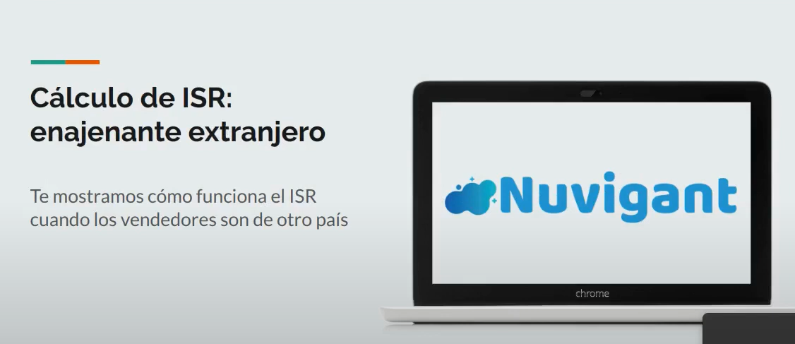 ISR por enajenación de inmuebles con vendedor extranjero