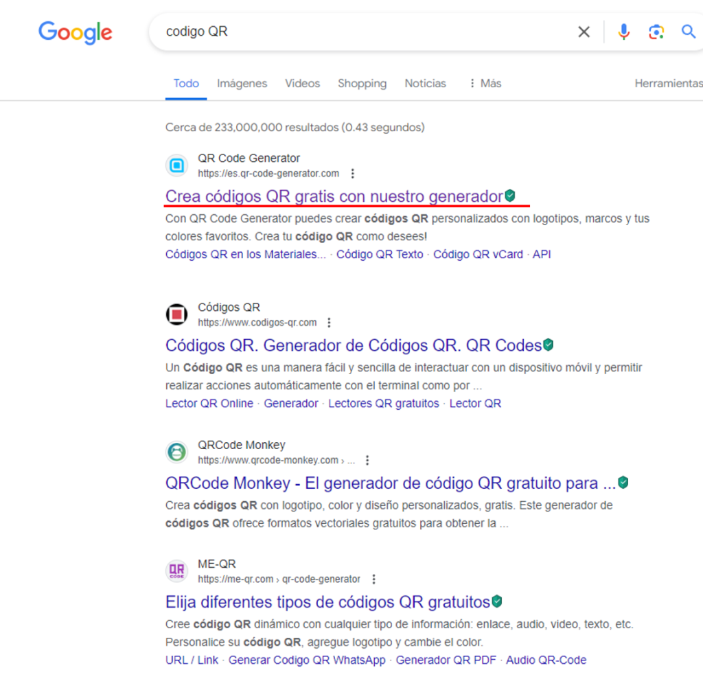 Pasos para crear un código QR con la Liga Portal de Clientes