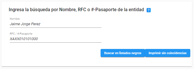 Realizar la búsqueda