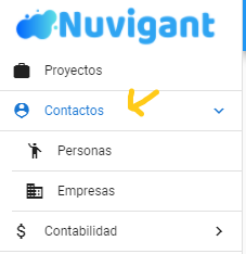 Manejo de información de personas y empresas