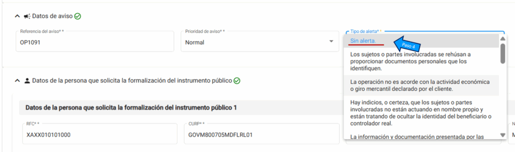 Llenar las opciones faltantes del formulario 👀 (3)